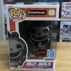 LE 1000 PIECE NYCC EXC SILVER METALLIC Jolly Jack-O Veefriends Funko Pop #88
