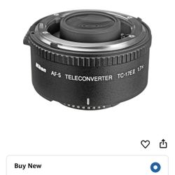 Nikon AF-S FX TC-17E II (1.7x) Teleconverter