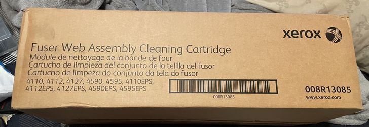 Genuine Xerox Fuser Web Assembly Cleaning Cartridge New In Open Box Part Number 008R130 85