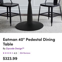 Eatman Pedestal Dining Table 