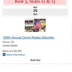 Clovis Rodeo Tickets 