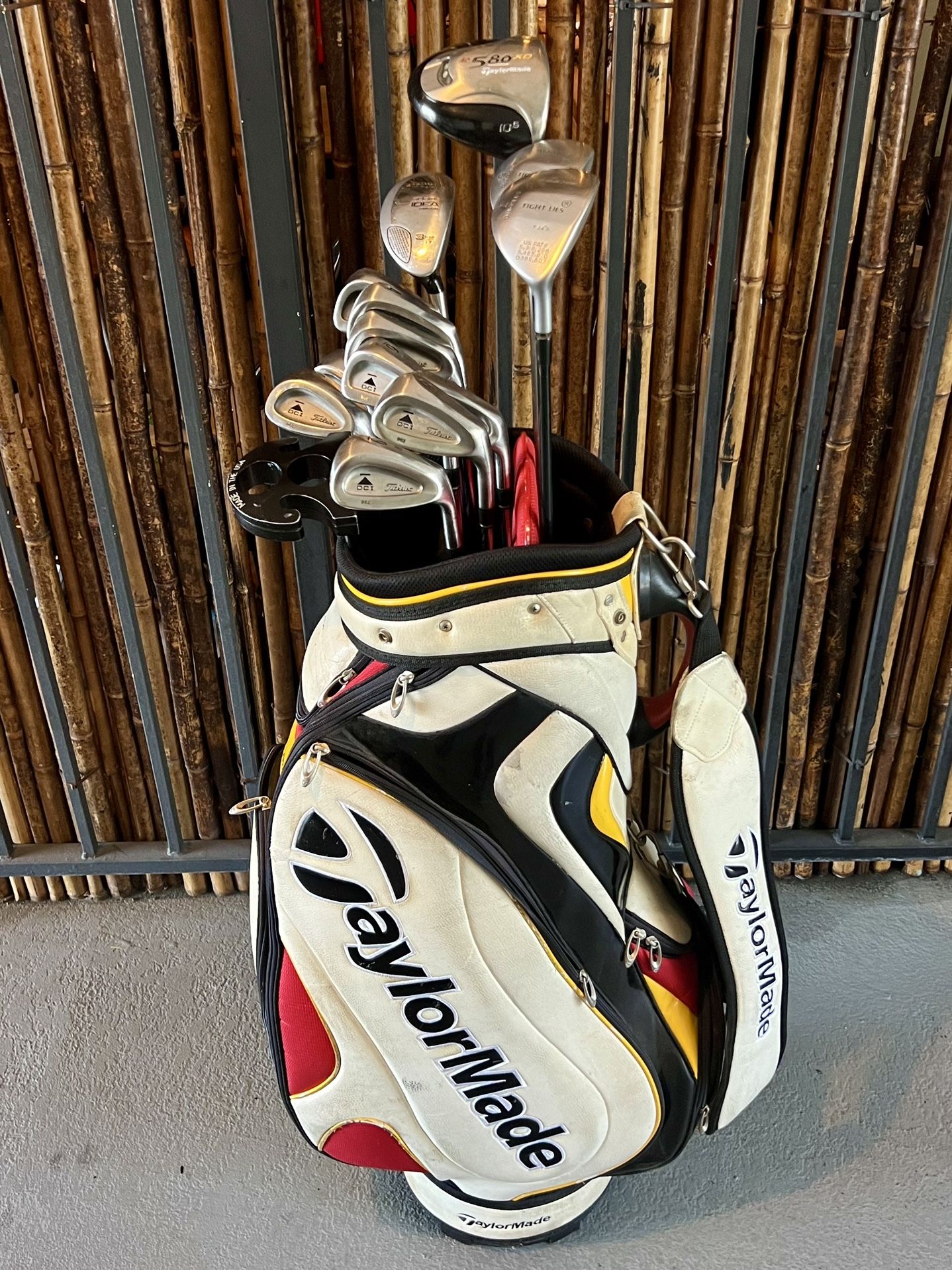 TaylorMade & Titleist Golf Club Set - Adams Woods & Hybrid