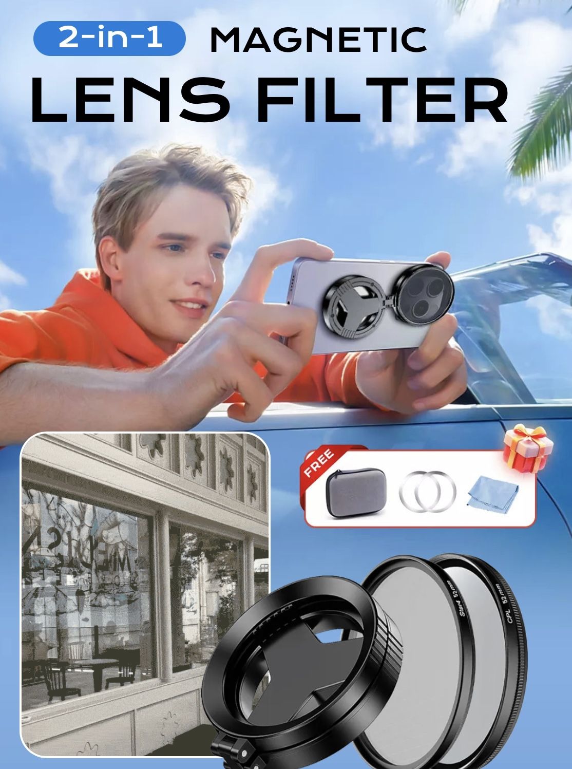 2in1 Filter Lens For I Phone