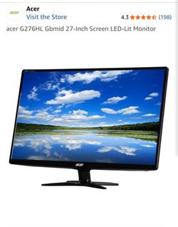 27 inch acer monitor with travel bag