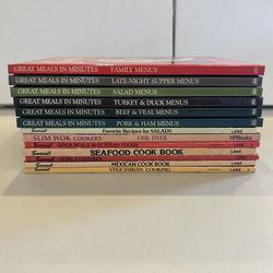 Vintage 80s cookbook lot