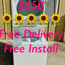 💯💯💯Washer Dryer Maytag Combo Laundry Center 27" Clean Like New Free Delivery 🚚🚚🚚r