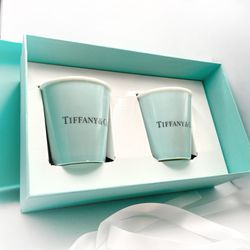 Set Of Tiffany And Co. Porcelain Cups