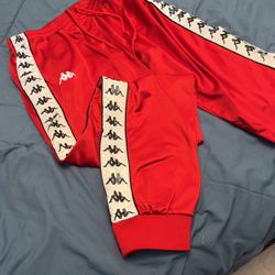 Kappa Joggers Red