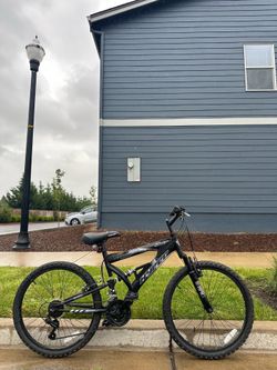 Hyper Havoc Full-Suspension Mountain Bike - 24” wheels Youth Teen Bicycle