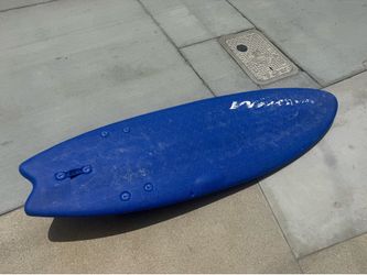 5’6” Wavestorm Fish Swallow Tail Surfboard Blue