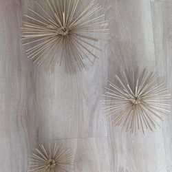 Gold Metal Decor #starburst #sea Urchin 