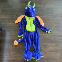 Children plush dragon costume suit size 4T