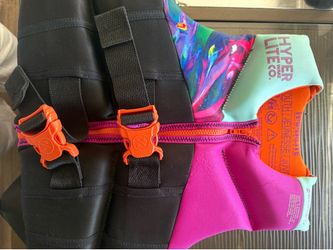 Children swimming life vests