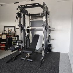 NEW Vesta Pro Series 3in1 Squat Rack | Functional Trainer | Smith Machine | Pulley System |🔴WEIGHTS,BAR, & BENCH SOLD SEPARATELY 🔴 FREE DELIVERY🚚 