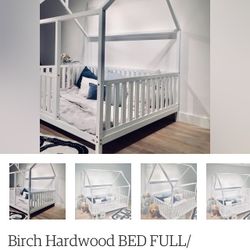 Toddler House Bed With Rails 