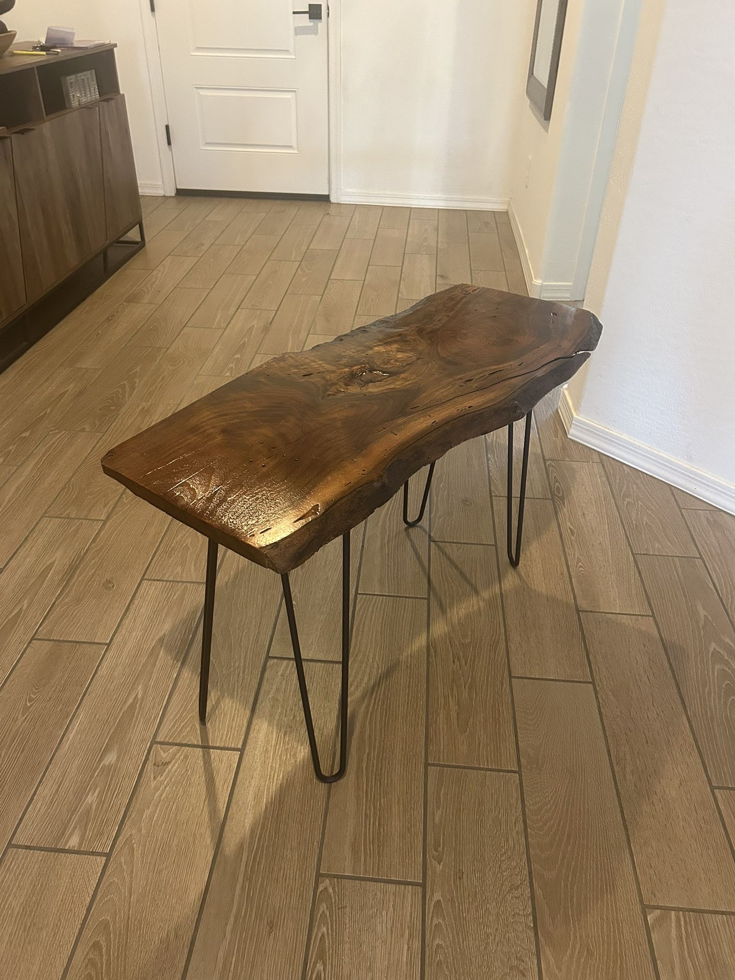 Black Walnut Wood End Table