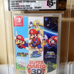 Super Mario 3D All-Stars Nintendo Switch VGA 85+ Gold SEALED MINT Archival