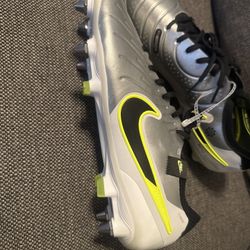 Nike Tiempo Legend 10 Elite Sg Pro Ac P Anti Clog Silver Men Sz 7 HF4375-002