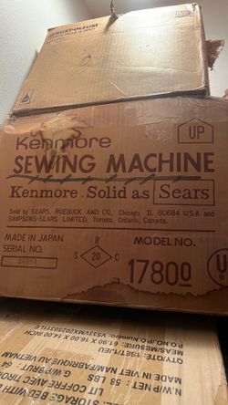 Kenmore sewing machine