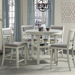 5 piece counter height dining set