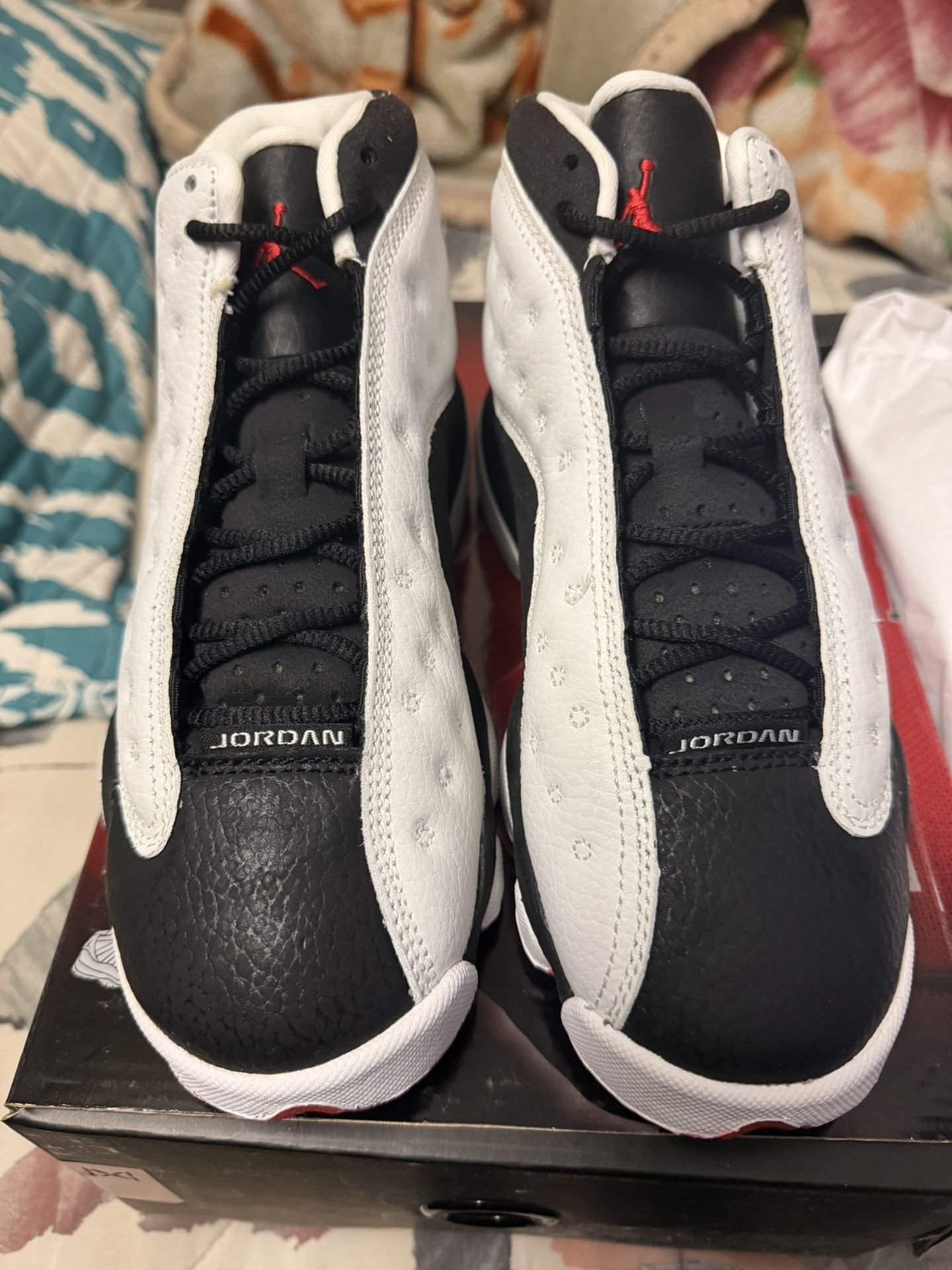 NIKE AIR JORDAN Xiii 13RETRO CDP “ HE GOT GAME “ WHT/BLK SIZE 4Y