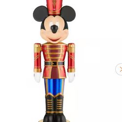 5 ft. LED Holiday Mickey Mouse Nutcracker Holiday Yard Decoration