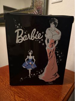 Vintage Barbie with case and clothes