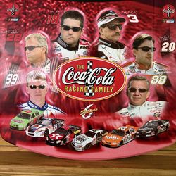 Coca Cola NASCAR Top 6 Drivers 2000 metal wall decoration