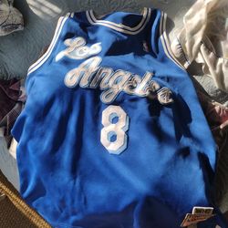 2000 Mitchell&ness blue and white Kobi Bryant jersey