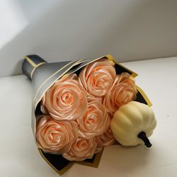 Haloween Flowers 7 Count Ribbon