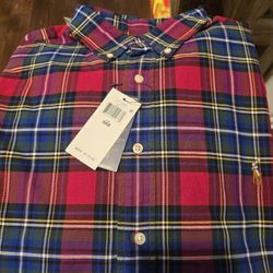 Button Down Polo Ralph Lauren Shirt Size 3xb
