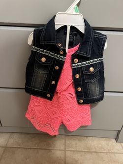 US POLO romper With Jean Jacket Infant