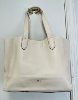 Coach Derby Tote Soft Leather Cream Bag