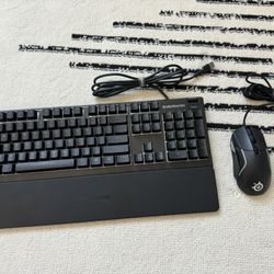 Steel Series Gaming Keyboard and Mouse