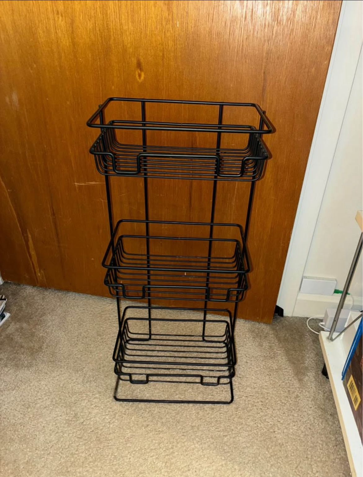 3 Tier Round Wire Shower Storage Tower