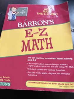 Barron's E-Z Math Study Guide