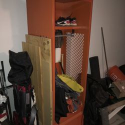 Orange Sports Locker 