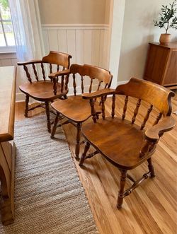Ethan Allen Captain's Armchair Set