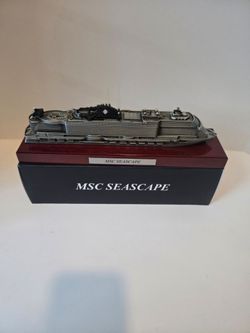 New MSC Seascape Metal Ship Model  In Original Box