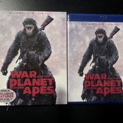 War For The Planet Of The Apes Blu Ray
