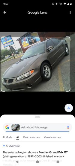 Parts for a 2001 Pontiac Grand Prix V6 3.8 l