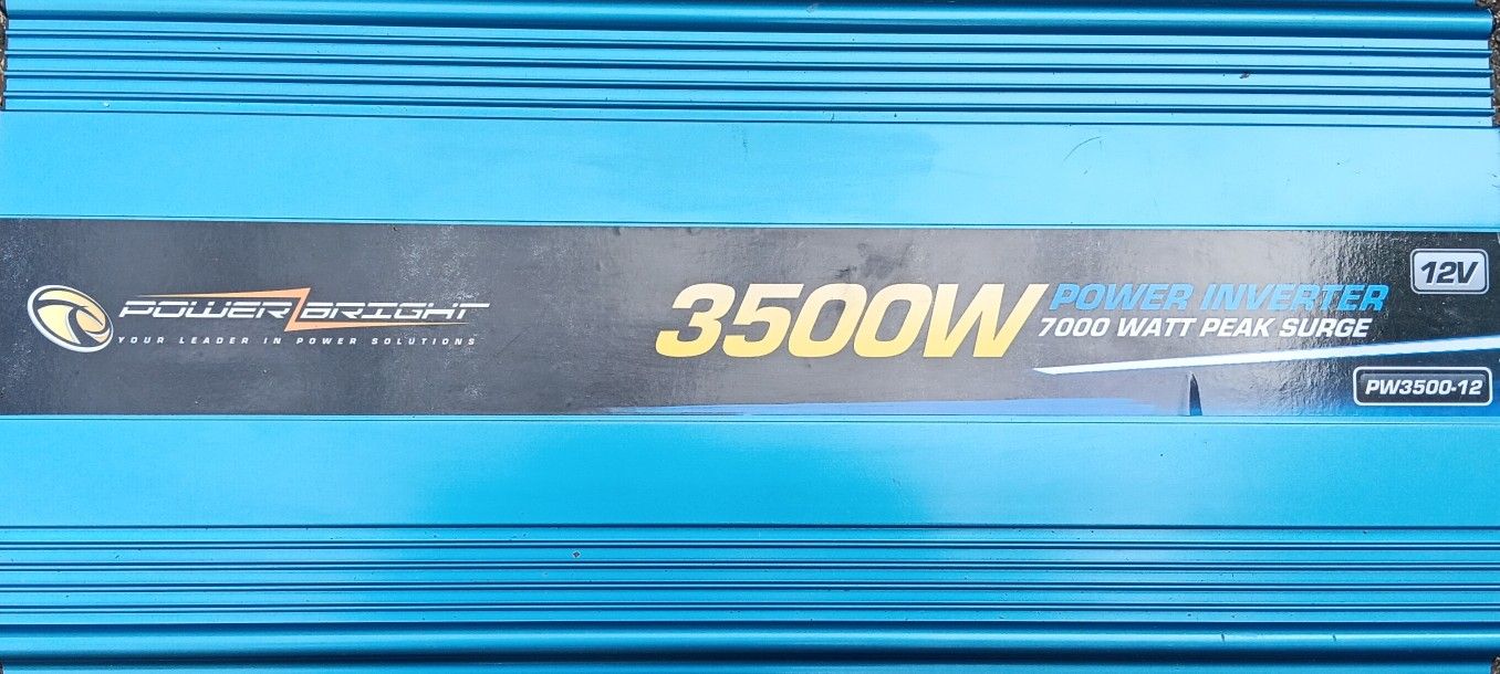 Power BRIGHT 3500 Watt Inverter