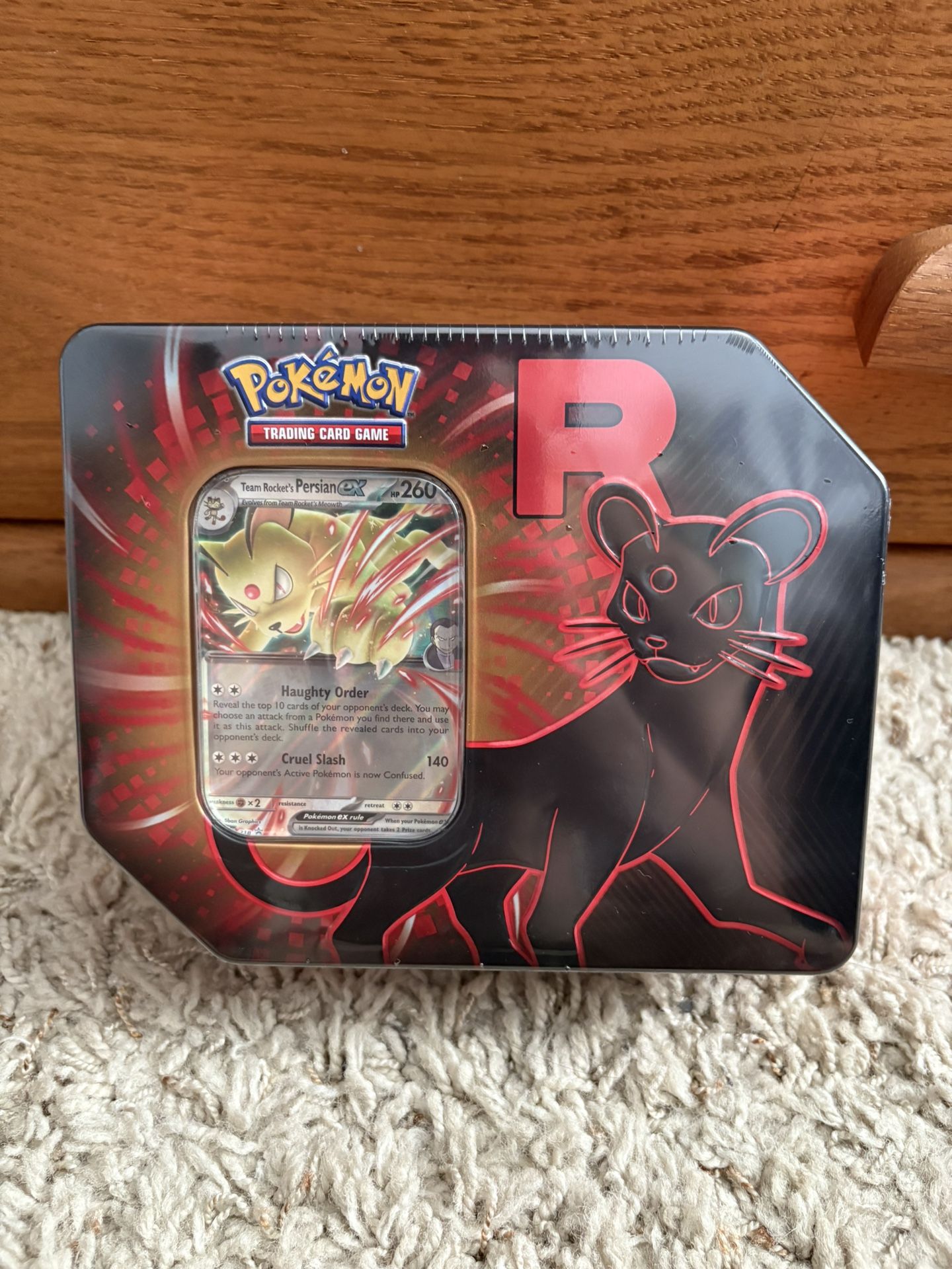 Team Rocket Persian EX Tin