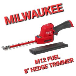 Milwaukee M12 FUEL 8 in. 12V Brushless Cordless Hedge Trimmer (NEW)
