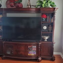 Mahogany Entertainment Center 