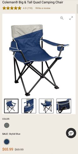 Coleman Big & Tall Quad Camping Chair
