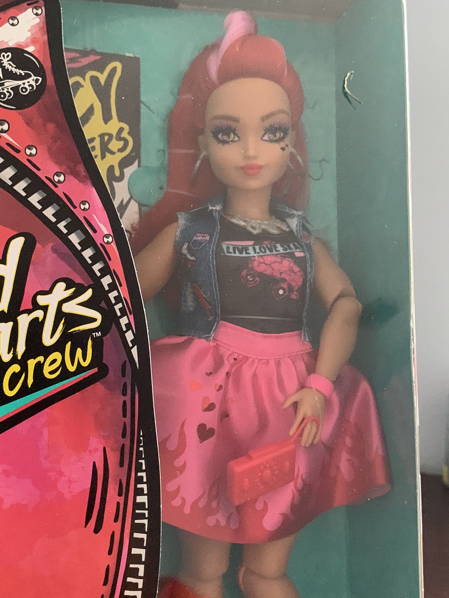 Wild Hearts Crew Jacy Masters Doll with Roller Skates & Style Accessories (NIB)