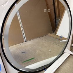 Lighted West Elm Vanity Mirror