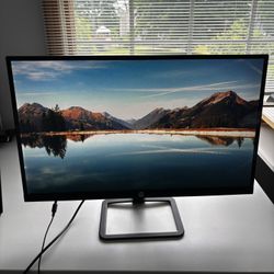 HP Laptop or Desktop Monitor With HDMI Cable And Power Adapter - HP 27eb 27-inch Display - Excellent Condition