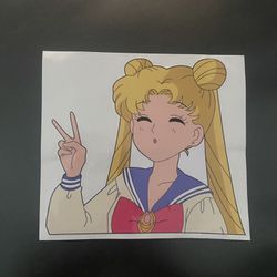 Sailor Moon Peeker Car Decal Sticker 